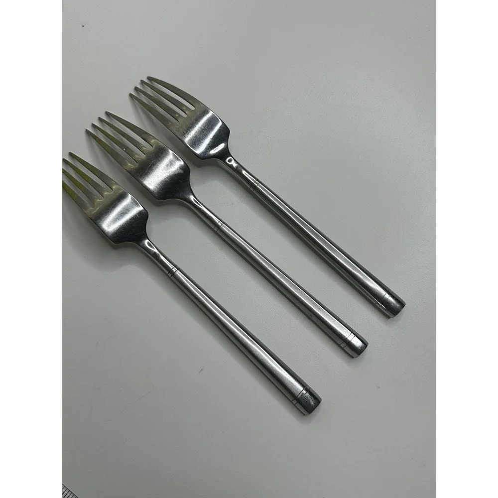 Hampton Silversmiths Ritz Stainless Flatware‎ Dinner Forks Set of 3